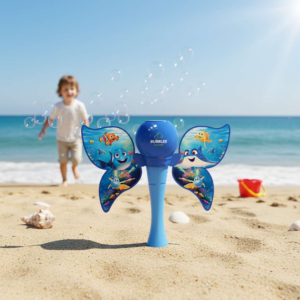 Wholesale Winged Mermaid Bubble Stick, Electric 6-Hole Bubble Wand ...