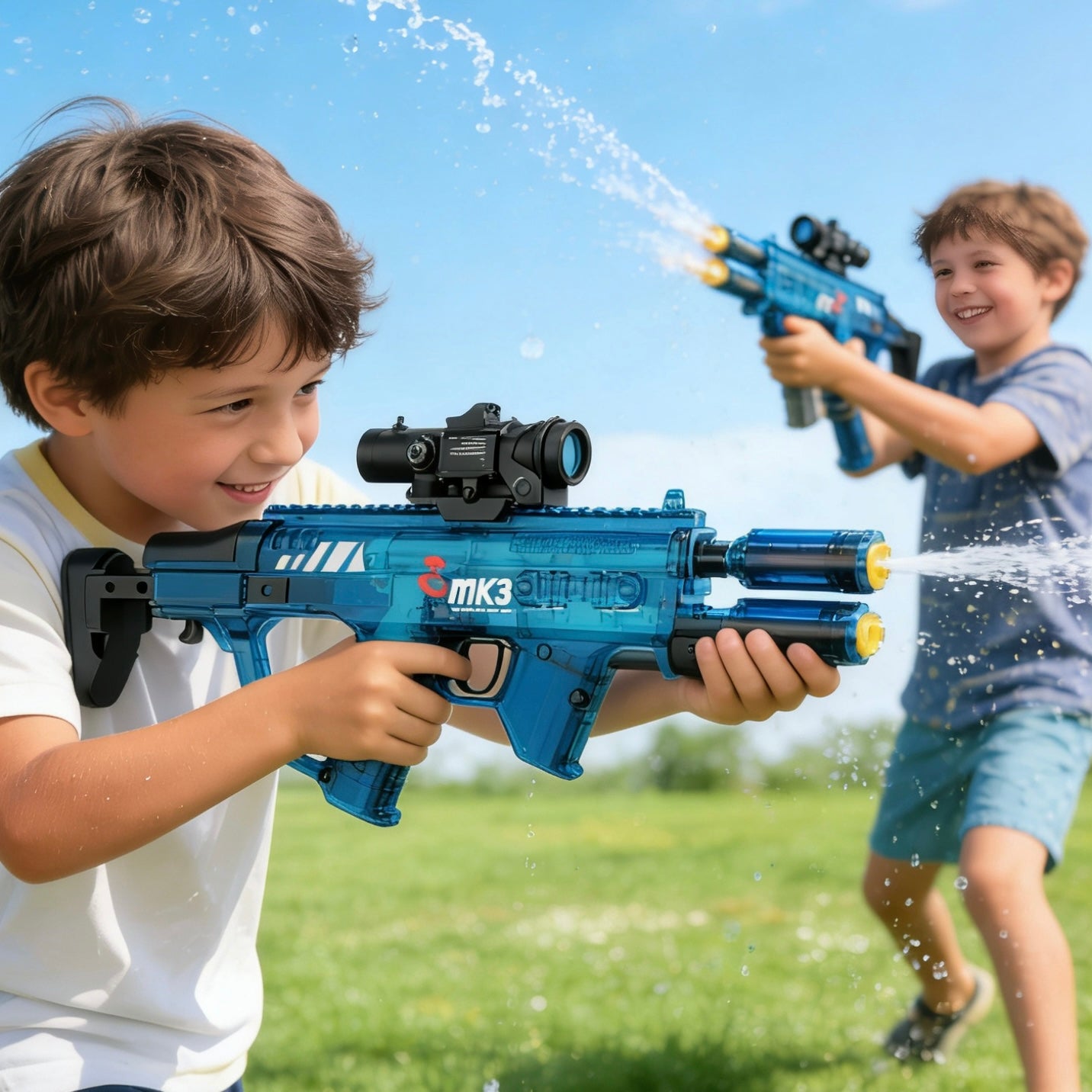 Wholesale Factory Direct High-Power Electric Water Gun Toy, Dual No...