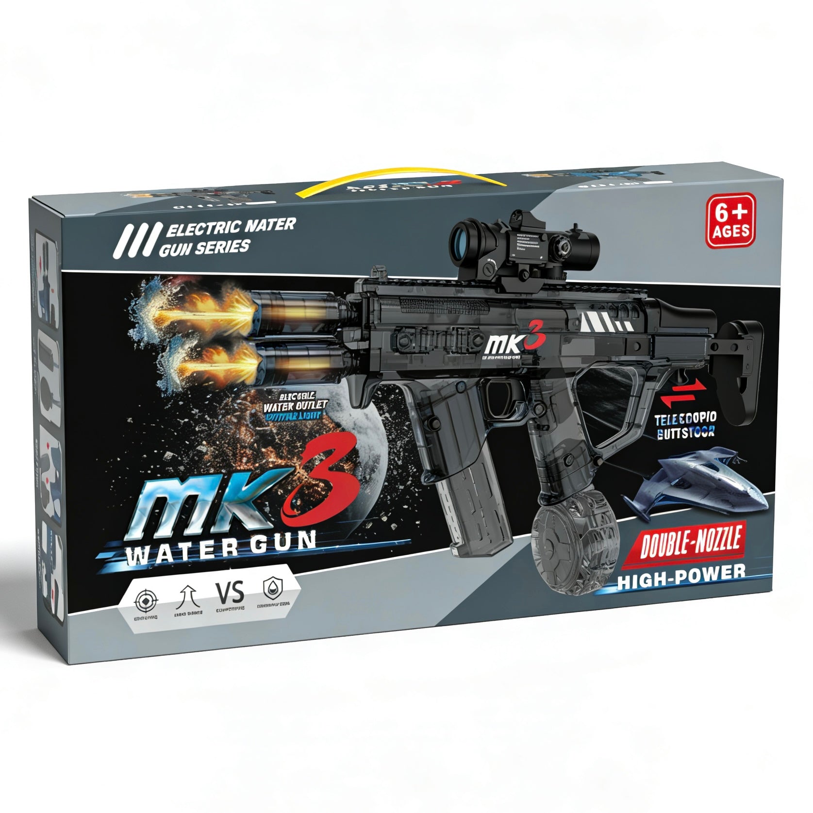 Wholesale Factory Direct High-Power Electric Water Gun Toy, Dual No...