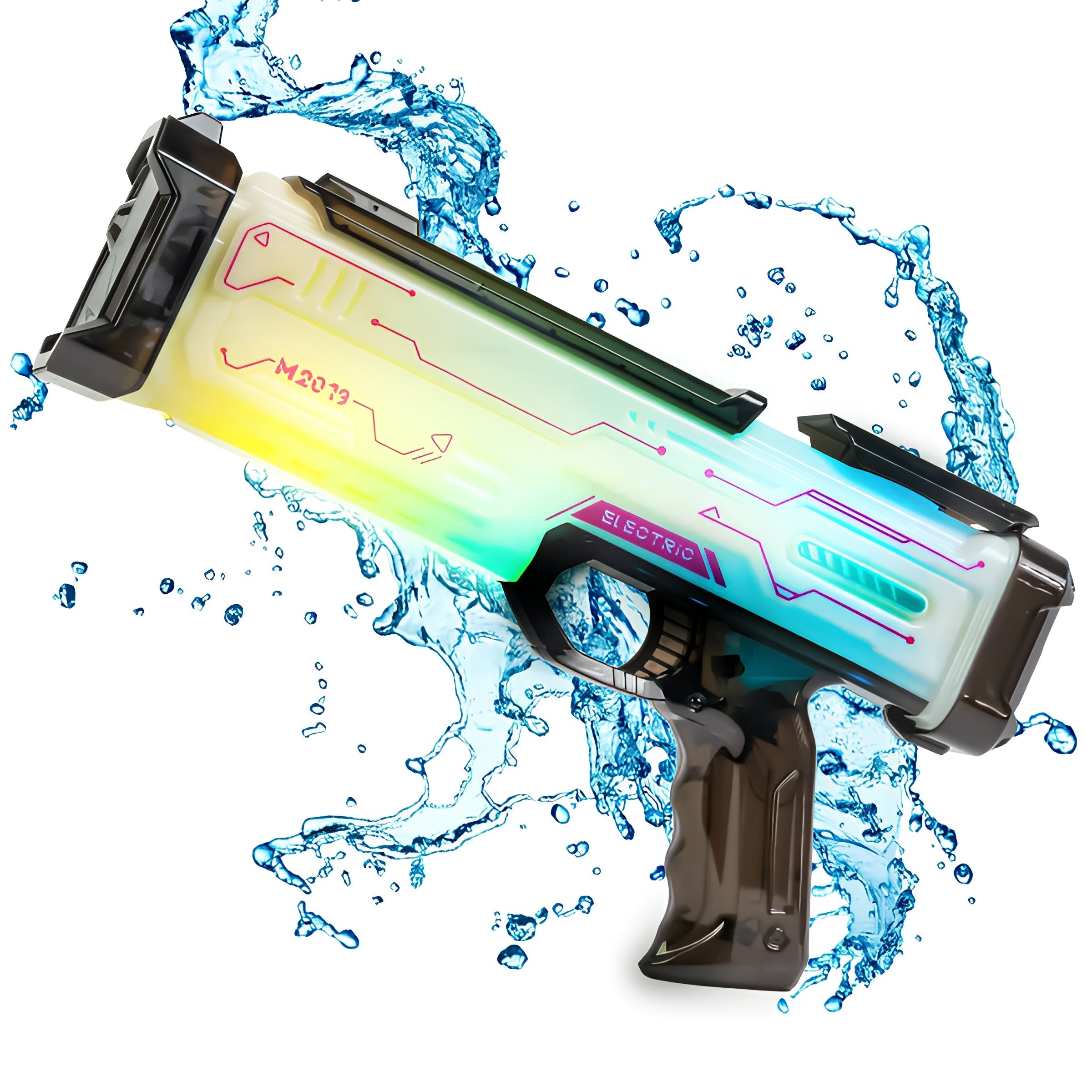 Wholesale Colorful LED Light Electric Water Gun Rechargeable Summer...