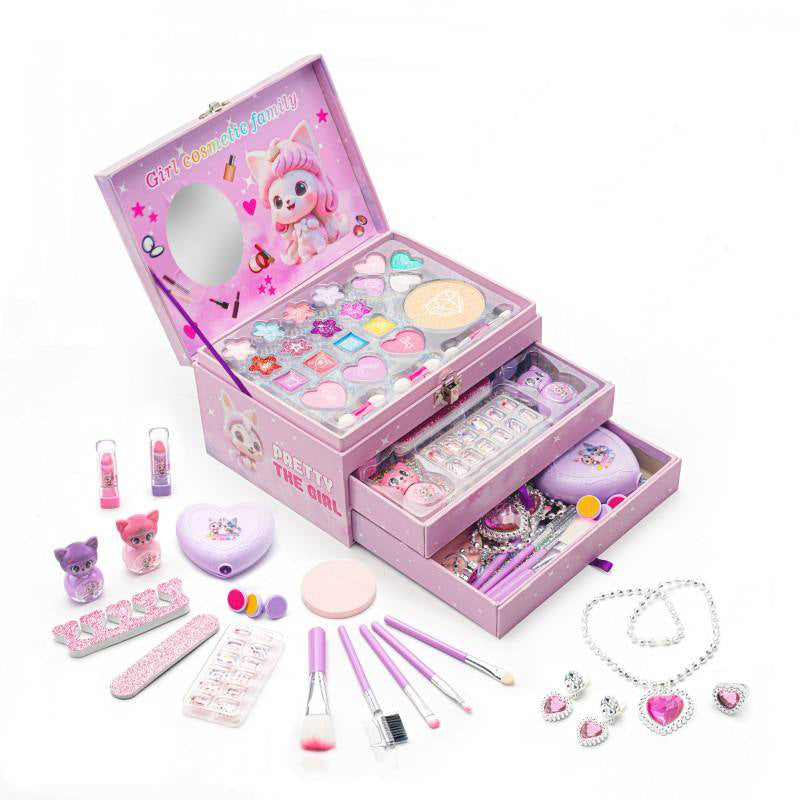 Wholesale Factory Direct Kids Makeup Set All-in-One Cosmetic Jewelr...