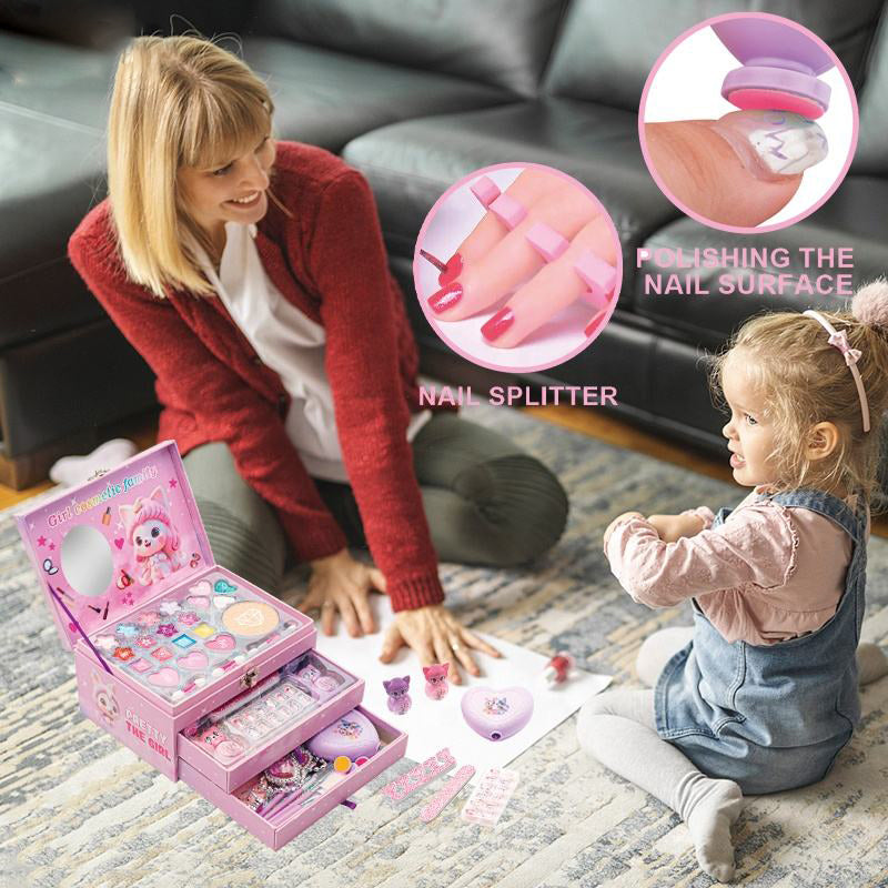 Wholesale Factory Direct Kids Makeup Set All-in-One Cosmetic Jewelr...