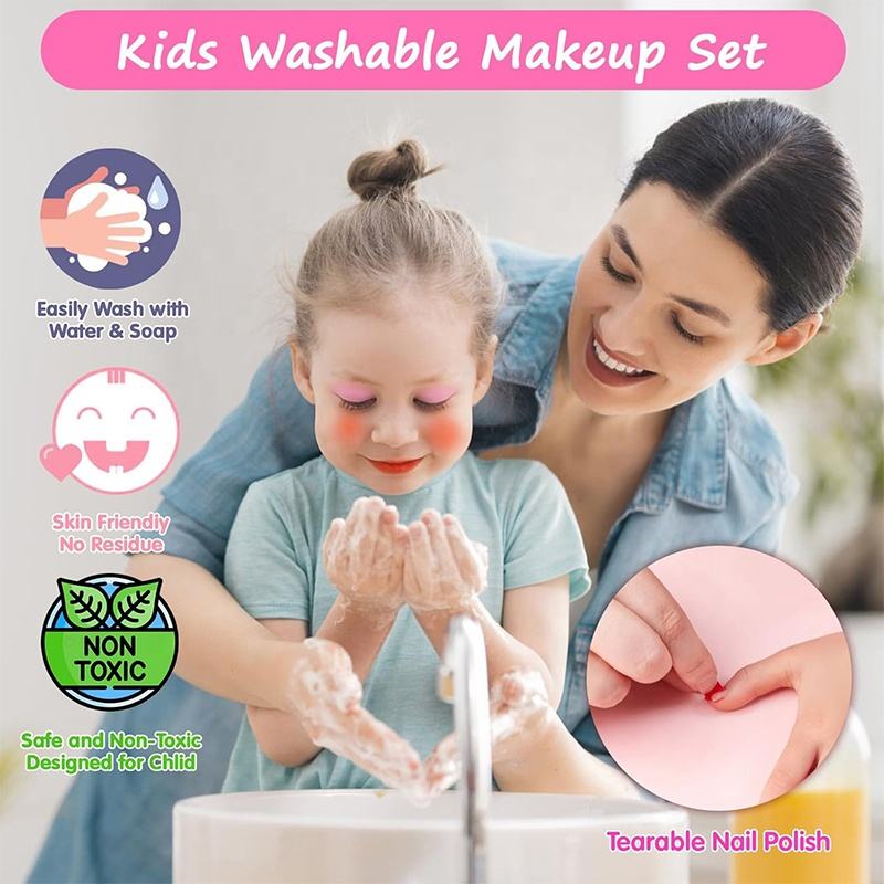 Wholesale Factory Direct Kids Makeup Set All-in-One Cosmetic Jewelr...