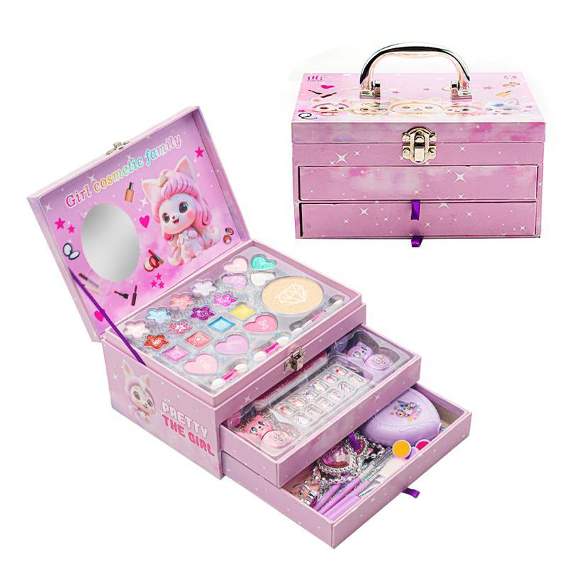 Wholesale Factory Direct Kids Makeup Set All-in-One Cosmetic Jewelr...