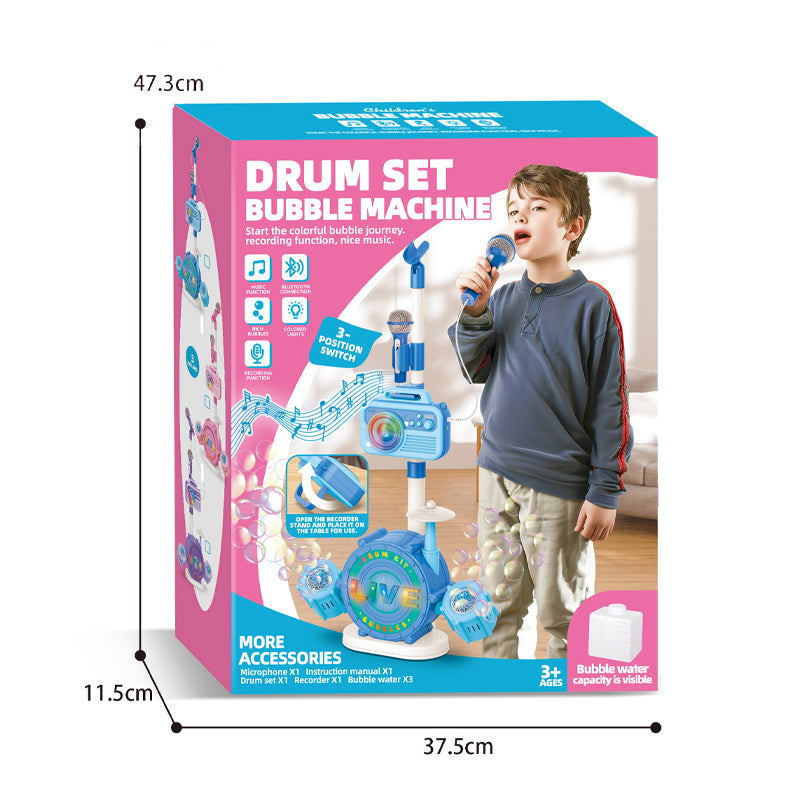 Wholesale Microphone Jazz Drum Style Bubble Machine with Music Ligh...