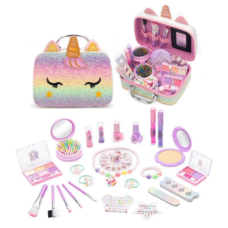Factory Wholesale Kids Cosmetics Girl Makeup Toy Set Washable Prete...
