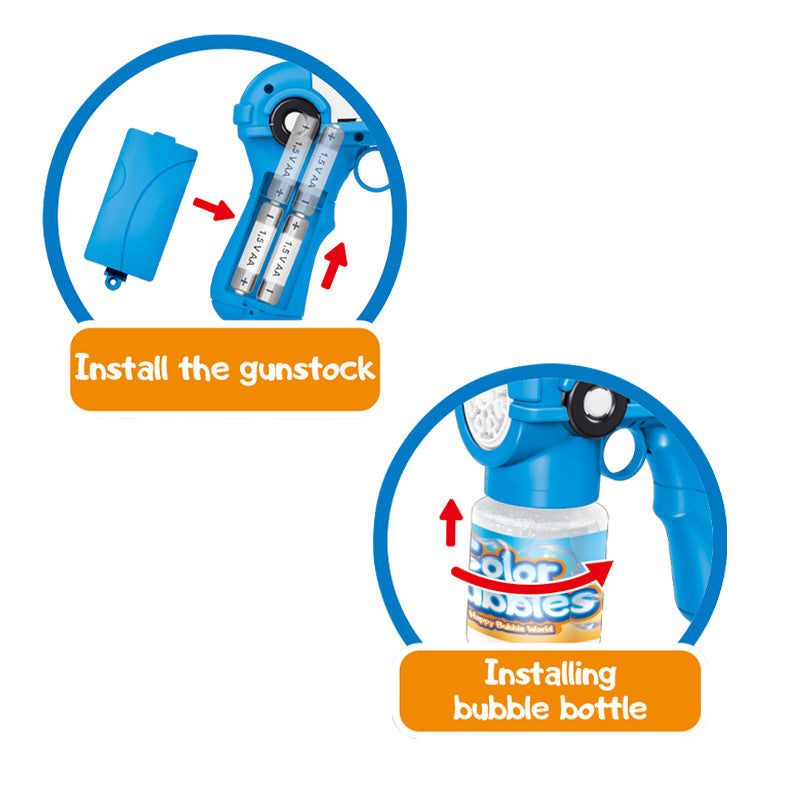 Wholesale Cartoon Police Car Bubble Gun Toy Automatic Kids Outdoor ...