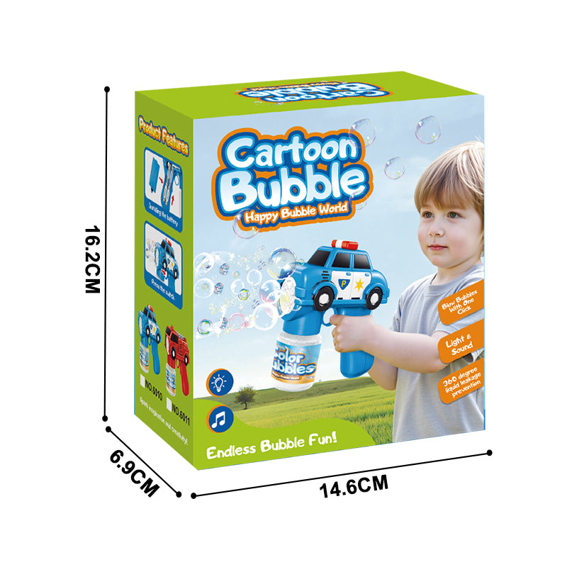 Wholesale Cartoon Police Car Bubble Gun Toy Automatic Kids Outdoor ...