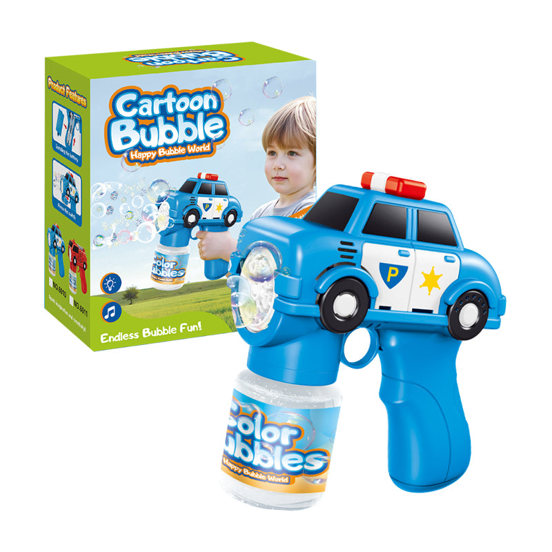 Wholesale Cartoon Police Car Bubble Gun Toy Automatic Kids Outdoor ...