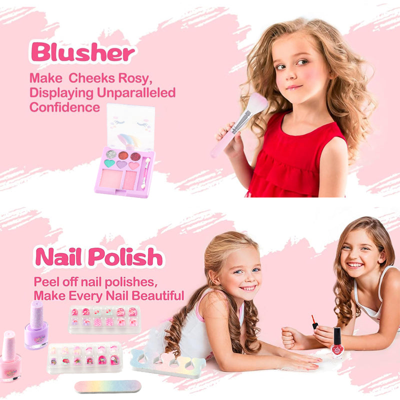 Wholesale Kids DIY Makeup Set, Cute Animal Themed Washable Cosmetic...