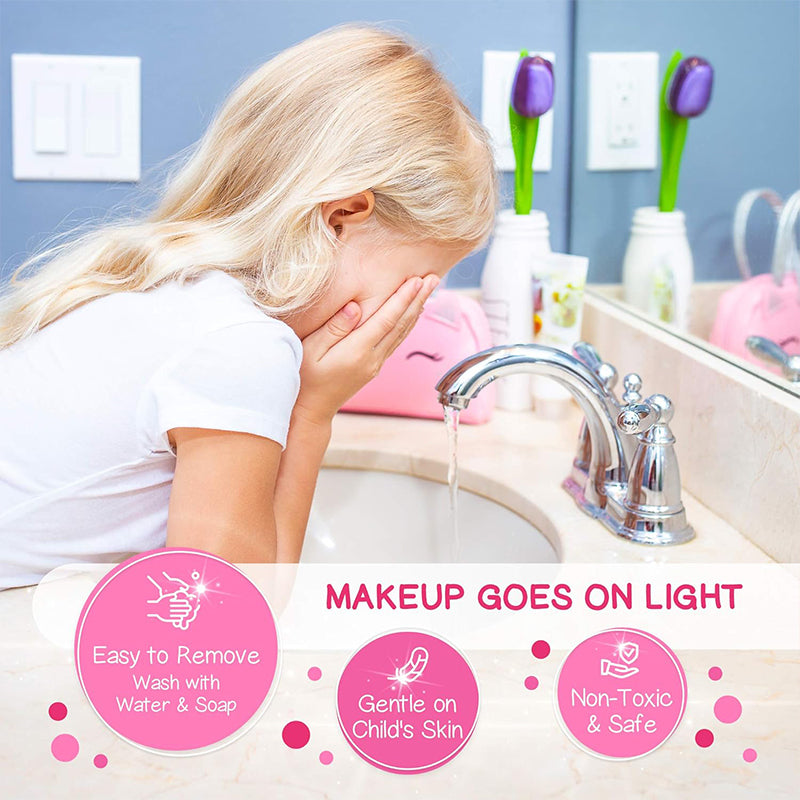 Wholesale Kids DIY Makeup Set, Cute Animal Themed Washable Cosmetic...