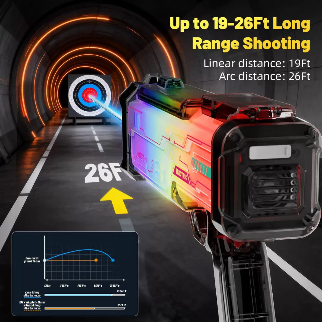 Wholesale Colorful LED Light Electric Water Gun Rechargeable Summer...